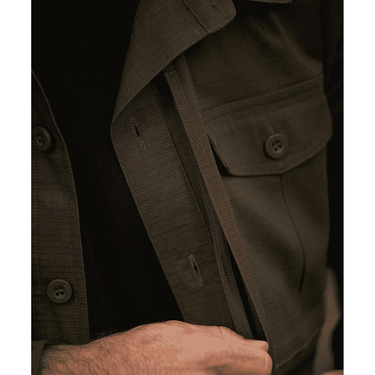 Chemise Rogue Ripstop GK Undercover coton 220 g/m² 9 poches glissières YKK