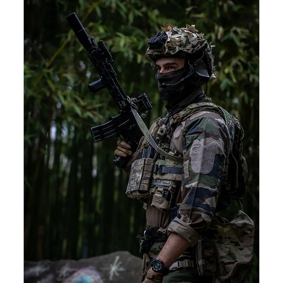 Chemise de combat UBAS GK Dutycall corps coton 200 g/m² manches ripstop 220 g/m²