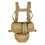 Gilet chest rig Vigilant Compact en nylon quatre emplacements chargeurs bretelles en H