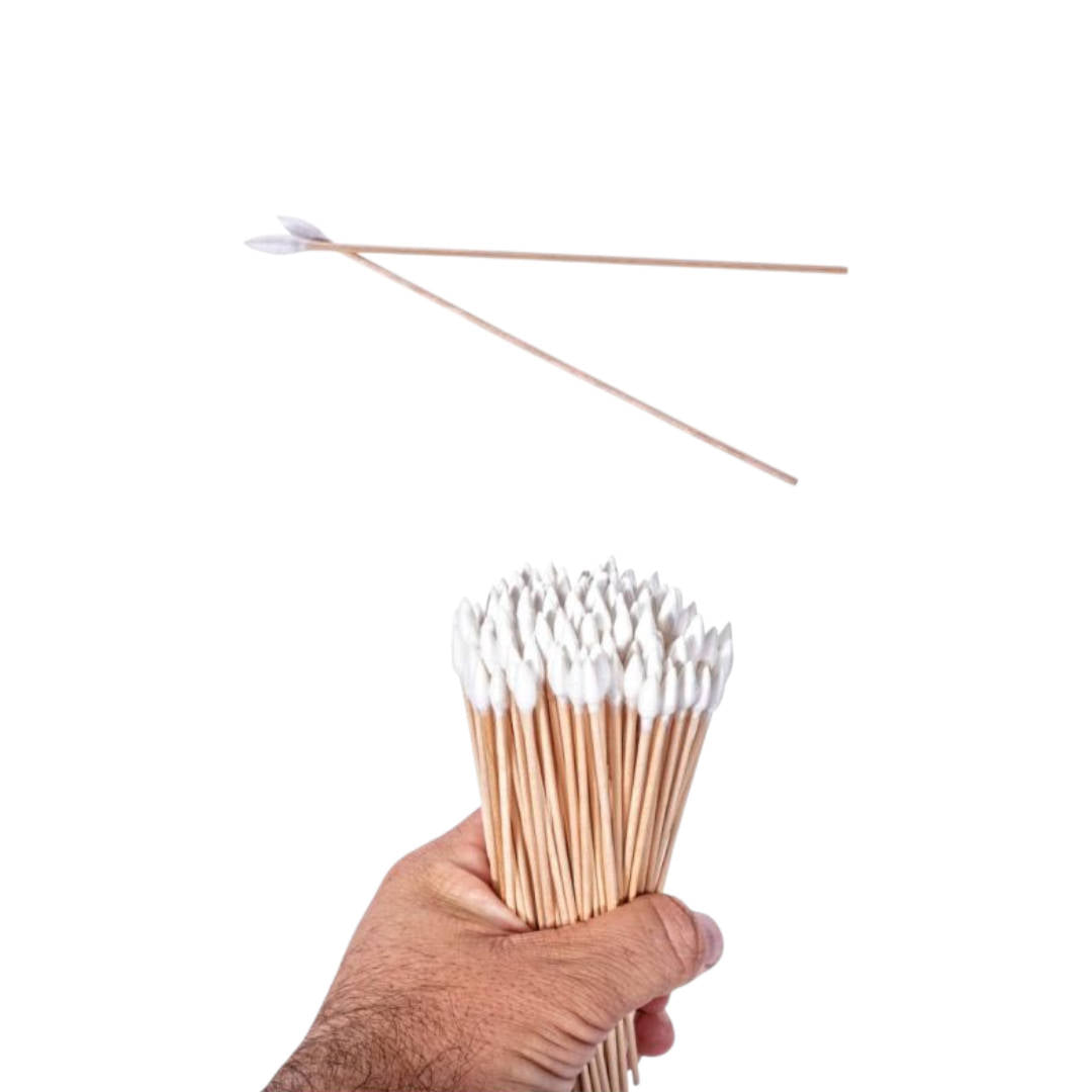 Coton-tiges de précision Breakthrough manche en bois longueur 15,2 cm lot de 200