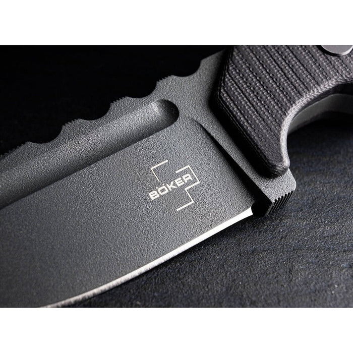 Couteau à lame fixe LITTLE DVALIN BLACK Boker Plus - Noir - - Welkit.com - 4045011225673 - 3