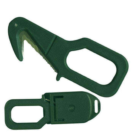 Couteau à lame fixe RES - Q - HOOK MNSP - Vert - Welkit.com