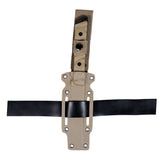Couteau à lame fixe Ares Akuso Tanto manche G10 longueur totale 25,3 cm étui Kydex