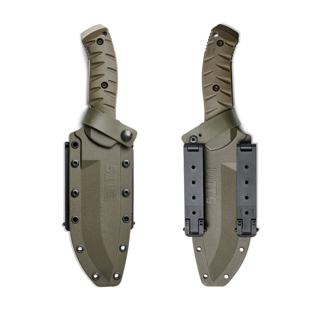 Couteau à lame fixe 5.11 Tactical CFK 7 Peacemaker lame 17,8 cm en acier SCM 435