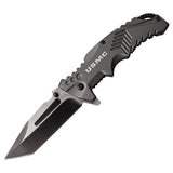 Couteau de poche LINERLOCK A/O 1058 US Marine Corps - Gris - Welkit.com