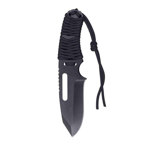 Couteau de survie PARACORD + FIRESTEEL Rothco - Noir - Welkit.com