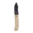 Couteau pliant Ares Desert Rock manche G10 longueur dépliée 22 cm avec étui en nylon