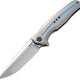 Couteau pliant 601X FRAMELOCK GRAY/BLUE We Knife Co Ltd - Autre - Welkit.com