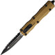 Couteau pliant AUTO DIRAC D/E OTF FS TAN Microtech - Autre - Welkit.com