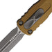 Couteau pliant AUTO DIRAC D/E OTF TAN AP Microtech - Autre - Welkit.com - 841768164234 - 2