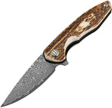 Couteau pliant BAMBI LINERLOCK STAG Bestech Knives - Autre - Welkit.com