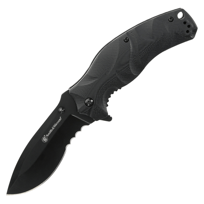 Couteau pliant BLACK OPS LINERLOCK A/O Smith & Wesson - Noir - - Welkit.com - 3662950131233 - 1