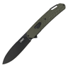 Couteau pliant BONA FIDE LINERLOCK OD CRKT - Vert olive - Welkit.com