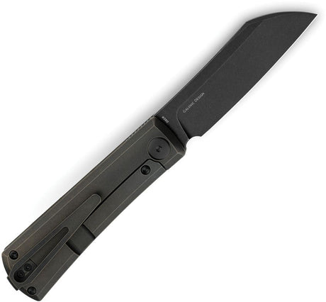 Couteau pliant BRUV FRAMELOCK BLACK TI Bestech Knives - Autre - Welkit.com