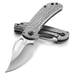 Couteau pliant CHEHALEM FRAMELOCK CRKT - Gris - - Welkit.com - 794023654004 - 3