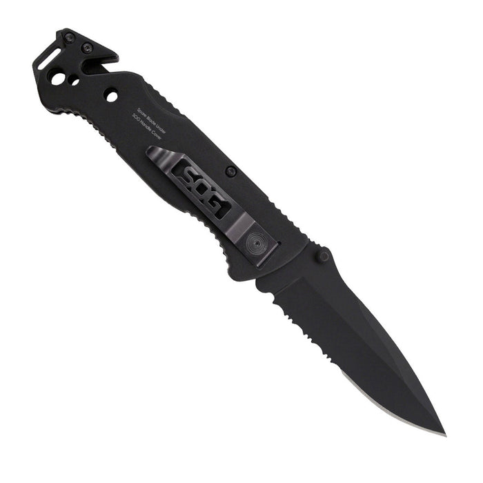 Couteau pliant ESCAPE BLACK SOG - Noir - - Welkit.com - 729857996631 - 2