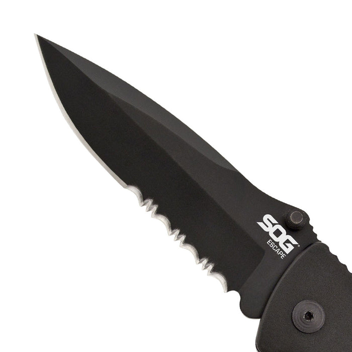 Couteau pliant ESCAPE BLACK SOG - Noir - - Welkit.com - 729857996631 - 5