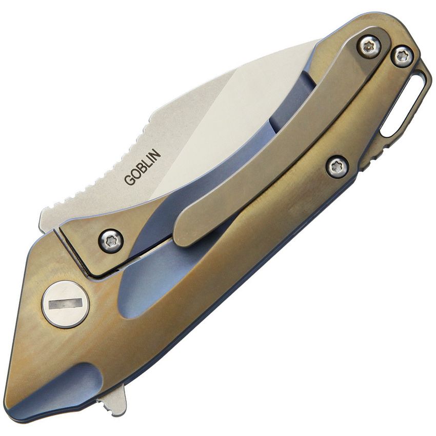 Couteau pliant GOBLIN TITANIUM FRAMELOCK BLUE Bestech Knives - Autre - Welkit.com