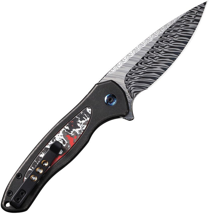 Couteau pliant KITEFIN BUTTON LOCK NEBULA We Knife Co Ltd - Autre - Welkit.com - 689826332009 - 3