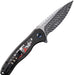 Couteau pliant KITEFIN BUTTON LOCK NEBULA We Knife Co Ltd - Autre - Welkit.com - 689826332009 - 3