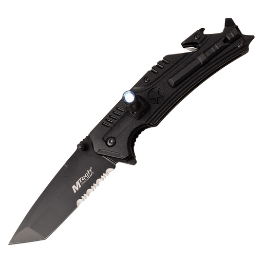 Couteau pliant LINERLOCK A/O BLACK MTech - Noir - - Welkit.com - 805319421641 - 1