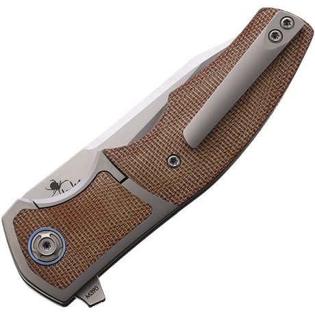 Couteau pliant MINI CROSSROAD FRAMELOCK BROWN Reate Knives - Autre - Welkit.com