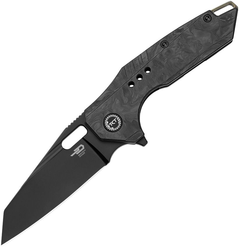 Couteau pliant NYXIE 3 FRAMELOCK CF/TI BLACK Bestech Knives - Autre - Welkit.com