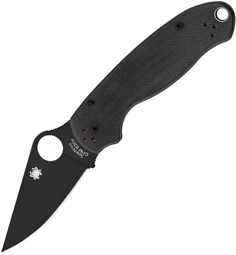 Couteau pliant PARA 3 BLACK BLADE Spyderco - Autre - Welkit.com