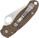 Couteau pliant PARA 3 COMPRESSION LOCK BRN Spyderco - Autre - Welkit.com