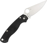 Couteau pliant PARA MILITARY 2 BLACK G10 LEFT Spyderco - Autre - Welkit.com