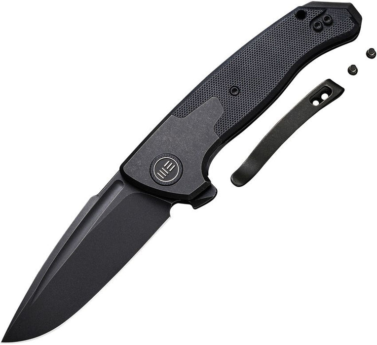 Couteau pliant PRESS CHECK FRAMELOCK BLACK We Knife Co Ltd - Autre - Welkit.com - 763416241343 - 1
