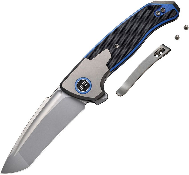 Couteau pliant PRESS CHECK FRAMELOCK BLUE We Knife Co Ltd - Autre - Welkit.com - 763416241336 - 1