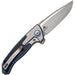 Couteau pliant PRESS CHECK FRAMELOCK BLUE We Knife Co Ltd - Autre - Welkit.com - 763416241350 - 3