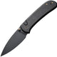 Couteau pliant QUBIT BUTTON LOCK BLACK We Knife Co Ltd - Autre - Welkit.com