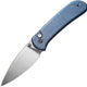 Couteau pliant QUBIT BUTTON LOCK BLUE We Knife Co Ltd - Autre - Welkit.com