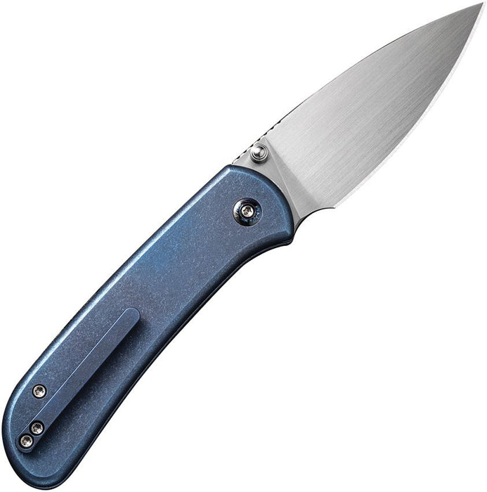 Couteau pliant QUBIT BUTTON LOCK BLUE We Knife Co Ltd - Autre - Welkit.com - 689826334652 - 3