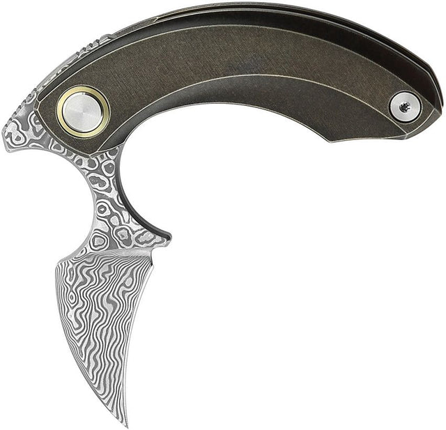 Couteau pliant STRELIT FRAMELOCK DAMASCUS/BRZ Bestech Knives - Autre - Welkit.com