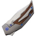 Couteau pliant T3000 FRAMELOCK MICARTA BLUE Reate Knives - Autre - Welkit.com - 871373544893 - 2