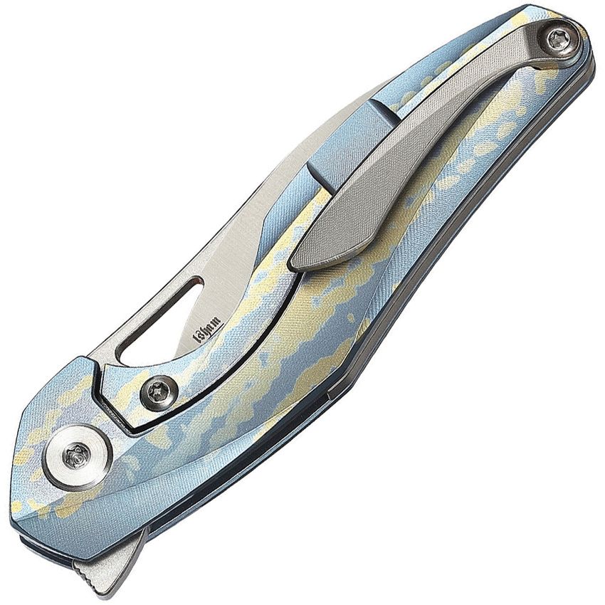 Couteau pliant THE RETICULAN FRAMELOCK BLUE Bestech Knives - Autre - Welkit.com