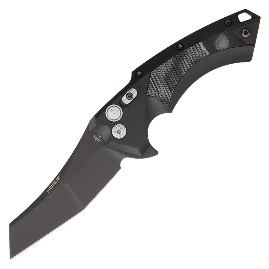 Couteau pliant X5 BUTTON LOCK WHARNCLIFFE Hogue - Noir - Welkit.com