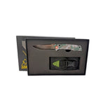 Couteau pliant Ares Troop Master verrouillage par axe mobile lame 8,5 cm avec étui