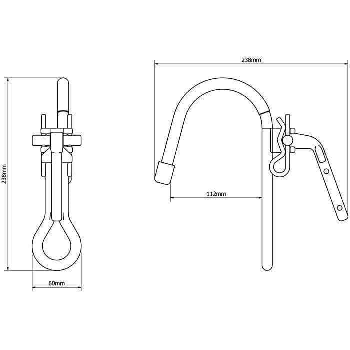 Crochet TITANIUM HOOK | 112 MM Olympia Triumph - Autre - Welkit.com