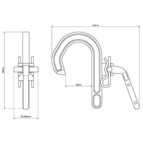 Crochet TITANIUM HOOK | 65 MM Olympia Triumph - Autre - Welkit.com