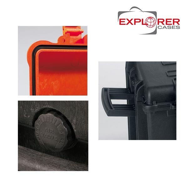 Mallette pour arme Explorer Cases 10840 étanche mousses prédécoupées 260 litres