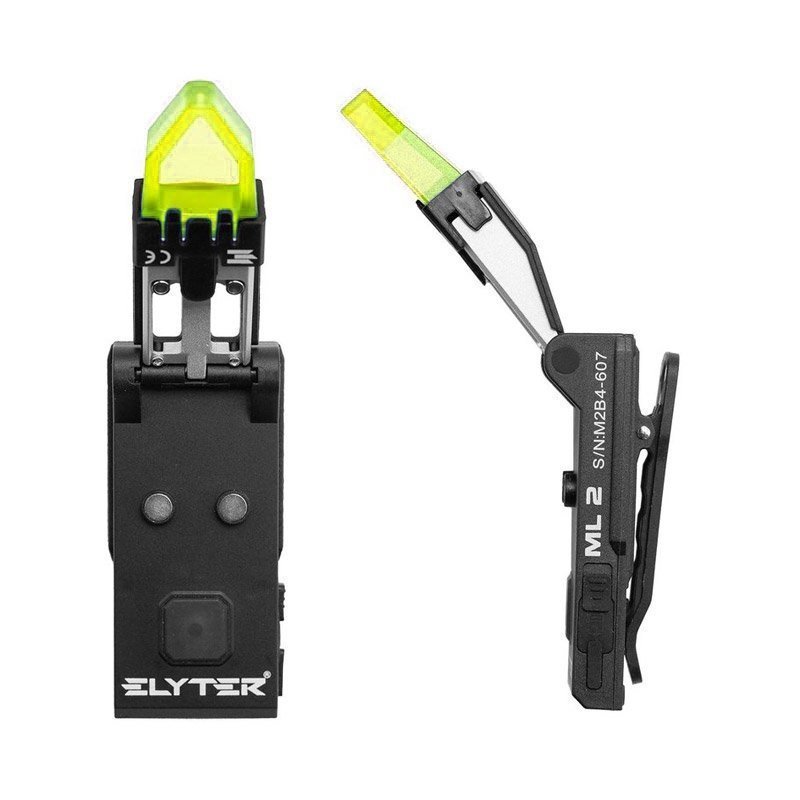 Lampe torche Elyter ML 2 Double rechargeable USB 59 g aimantée et compatible MOLLE