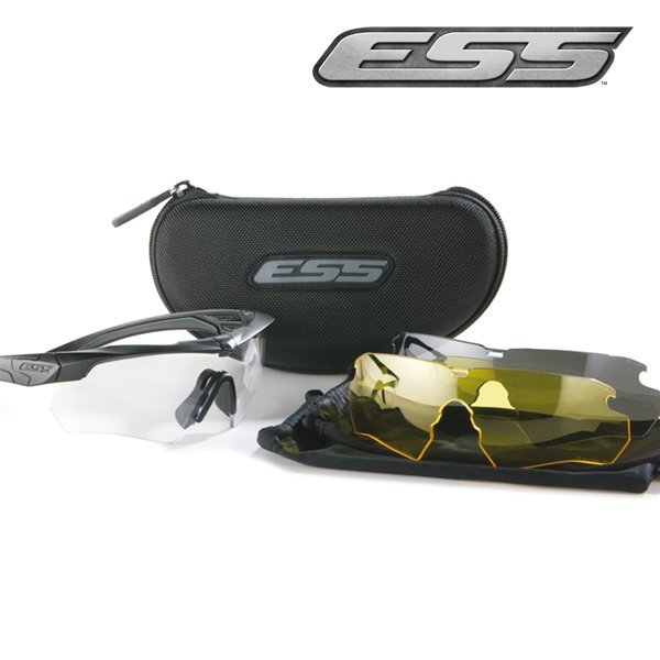 Lunettes balistiques ESS Crossbow monture Tri-Tech écrans 2,4 mm MIL-PRF-31013