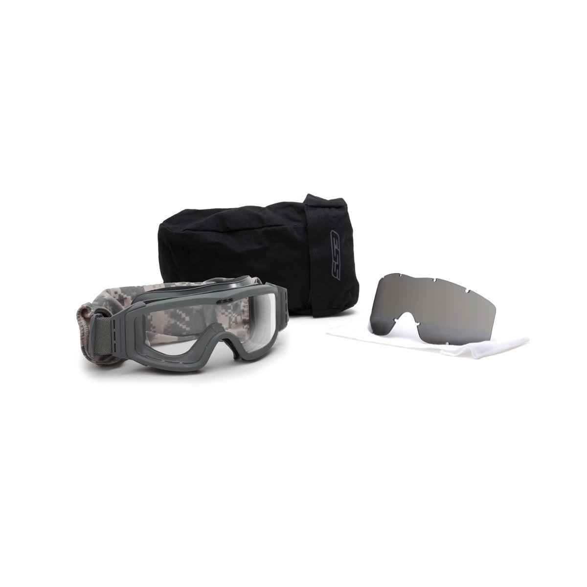 Verre de rechange Kit masque Profile NVG Foliage & chaussette ACU 2 ecrans ESS