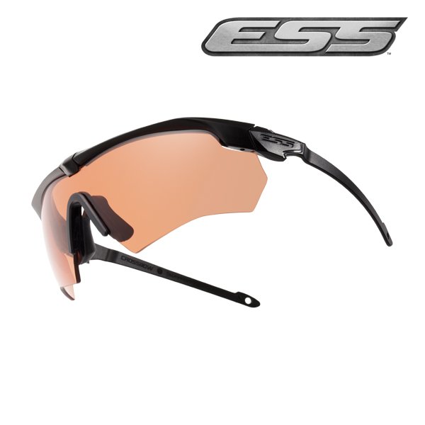 Lunettes balistiques ESS Crossbow Suppressor One branches fines MIL-PRF-32432
