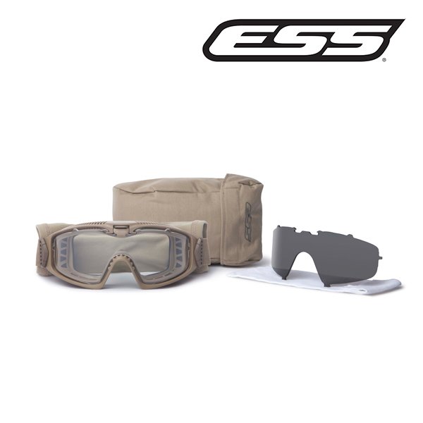 Kit masque balistique ESS Influx ventilation AVS réglable et 2 écrans de 3 mm