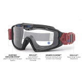 Masque balistique ESS Influx FirePro 1977, ventilation AVS et écran 3 mm NFPA